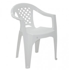 Cadeira Tramontina Iguapé com Braços - Branca